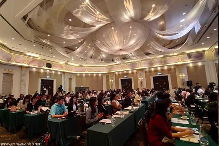 Translation booth